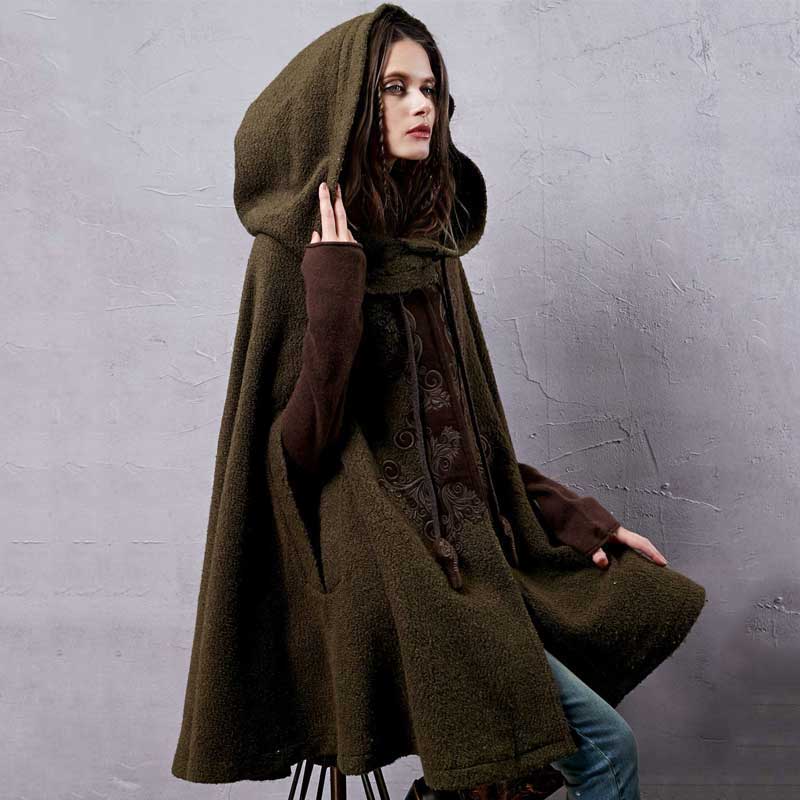 Artka Womens Casual Hooded Green Down Jacket Winter Coat
