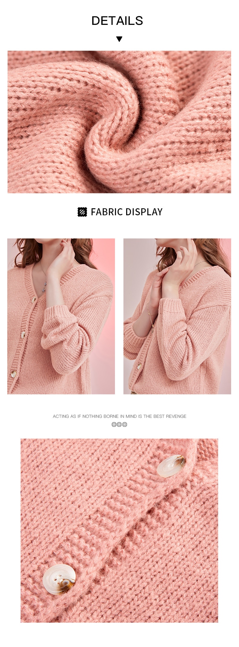 ARTKA 2021 Spring New Women Cardigan Elegant V-Neck Knitted Cardigan Sweaters Soft Loose Knitted Sweater Outerwear WB25110C