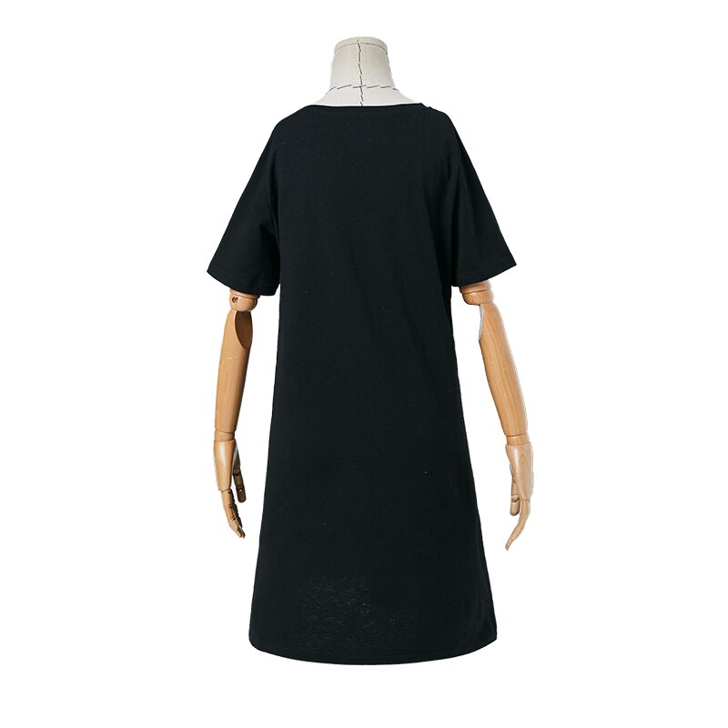 ARTKA 2019 Summer Women Dresses Casual Long T-shirt Dress 2-Piece Set Mesh Dress For Women Fashion Print O-Neck Dresses ZA15295X
